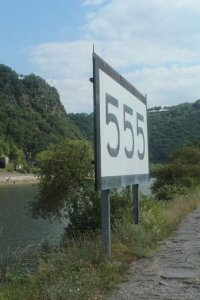Panel Rheinkilometer 555